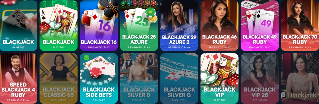 Blackjack variations