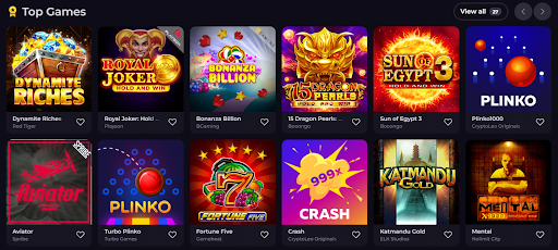 cryptoleo casino games