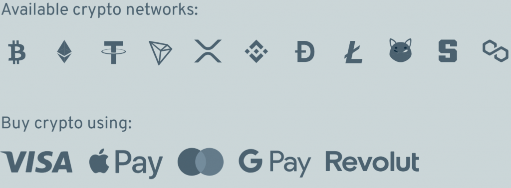 Payment Methods at Cryptorino Casino