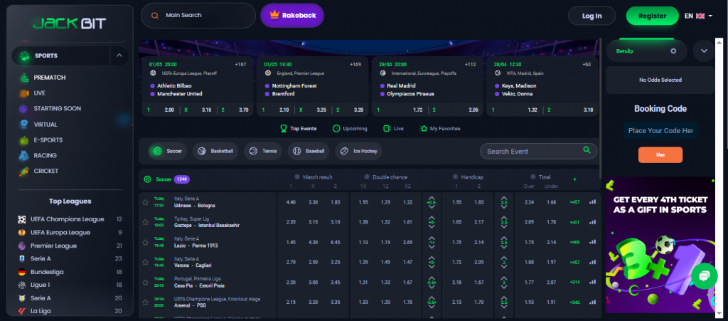 Jackbit’s Sportsbook