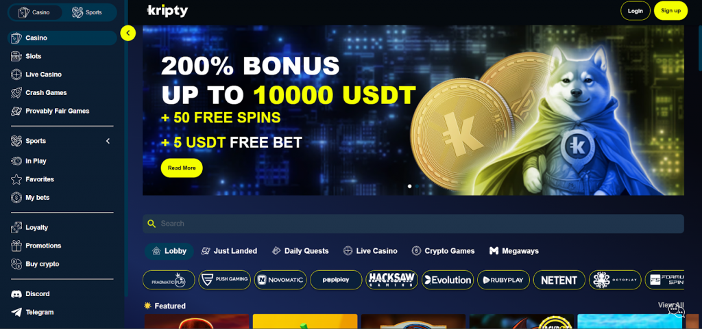 Kripty Crypto Casino Review 2025