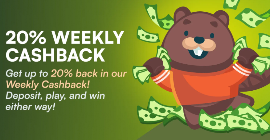 Weekly cashback at Wild.io