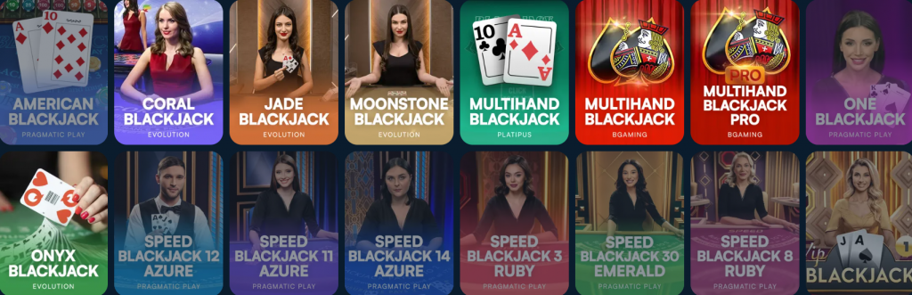 Blackjack game variations